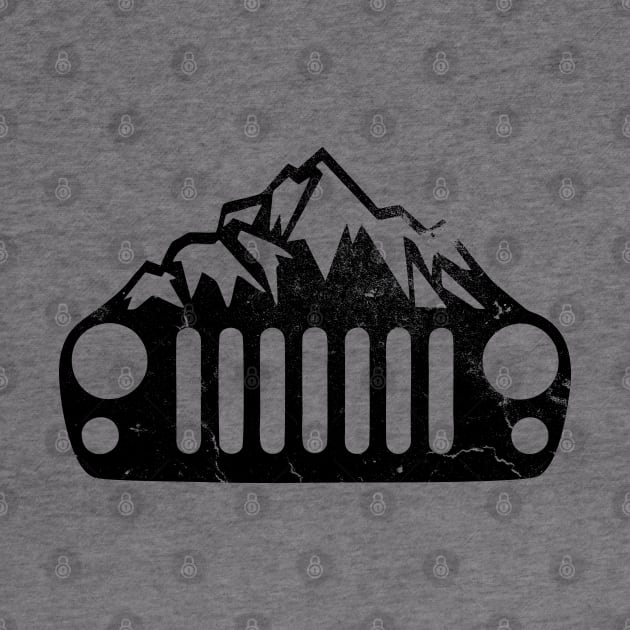 Jeep Grill Vintage by Geraldines